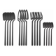 thumbnail image 1 of Juego De Cubiertos Belug Naturales 16 Piezas Negro, 1 of 5