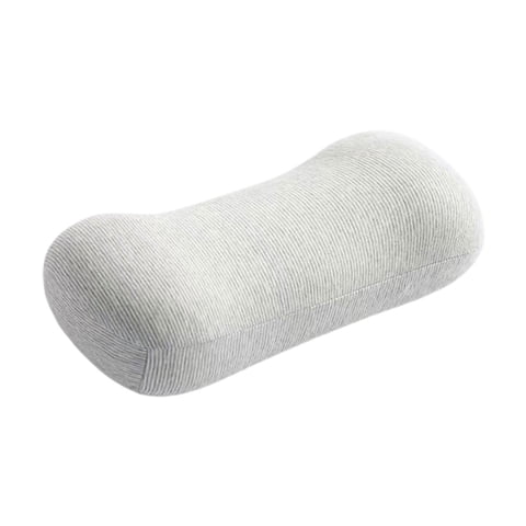 Bothyi - Almohada Ergonómica De Apoyo, Almohada De Espuma Viscoelástica Para Senderismo, Hogar, Avión, Gris Claro