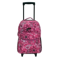 Mochila Rolling Rockland Bandana De 17 Pulgadas Con Ruedas Dobles