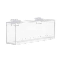 Magideal - Caja De Observación De Peces, Tanque De Fotos De Pesca, Incubadora De Acrílico, Estuche Portátil Pequeño Transparente, Mini Cajas Para Incubar Acuario S