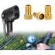 thumbnail image 4 of Adaptador de válvula premium para bicicleta, 10 unidades, de latón, convertidor de válvula con anillo de sellado, válvula Presta a Schrader (dorado)., 4 of 5