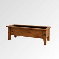 Timi - Jardinera Macetero De Madera Rectangular Grande