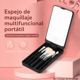 thumbnail image 5 of Espejo De Maquillaje Plegable Con 12 Luces Led Y Aumento Negro, 5 of 5