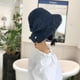 thumbnail image 4 of Sombrero de verano con ala retro y lazo, sombrero de paja para playa y sol de verano para mujer, sombrero de sol con lazo para mujer, 4 of 7
