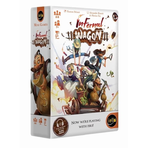 Juego de grupo IELLO Infernal Wagon: objetivos completos para mayores de 7 años
