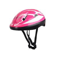 Magideal - Casco De Bicicleta Para Niños Casco De Monopatín Para Adolescentes Casco De Patinaje Ligero Resistente A Impactos Casco De Bicicleta Para Ciclismo Mul Rosa Blanco