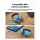 thumbnail image 3 of Auriculares inalámbricos SoundForm Mini para niños con cable USB-C de Belkin, 3 of 8