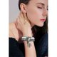 thumbnail image 4 of Pulsera de cuentas de chakras con jaspe turquesa y ágata tibetana del Árbol de la Vida | Juego de pulseras con dijes de playa - Ocean Jewelry…, 4 of 7