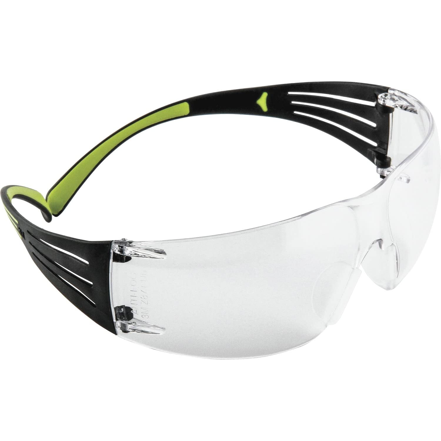 Lentes De Protección 3m Secure Fit Serie 400 Negro Y Verde
