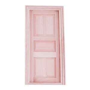 Bothyi - 1/12 Casa De Muñecas De Madera Puerta En Miniatura Muebles Decoración Diy Escena Manualidades Estilo C