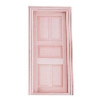 Bothyi - 1/12 Casa De Muñecas De Madera Puerta En Miniatura Muebles Decoración Diy Escena Manualidades Estilo C