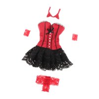 Bothyi - Traje Completo De Ropa De Muñeca Femenina Femenina A 1/6 Para 12 '' Figura De Acción Femenina Negro