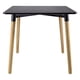 thumbnail image 1 of Mesa De Comedor Melamina Cuadrada Negra Eames, 1 of 2