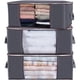 thumbnail image 1 of 3 Unidades Organizador De Bolsas De Almacenamiento De Ropa Solo Gris, 1 of 5