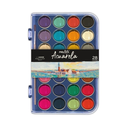 Acuarelas, Set 28 Colores Proarte