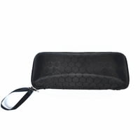 Xusx111 - 2 Paquete Caso Duro Protector Eva Deporte Gafas De Sol Organizador Caso Para Todo Tipo De Gafas De Tamaño Grande (Negro)
