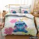 thumbnail image 1 of Cute Lilo And Stitch Queen King Size Bedding Set Cartoon 3D Print Comforter Cover With Pillowcase Home Textile Bedclothes, 1 of 5