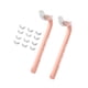 thumbnail image 4 of Plantillas Para Delineador De Ojos, 2 Piezas, Plantilla Para Lápiz De Cejas Para Principiantes, Cara, Pestañas, Color Rosa, 4 of 5