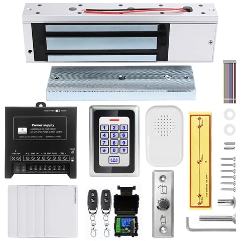 Nclths - Cerradura De Puerta Magnética Eléctrica Con Sistema De Control De Acceso, 500 Kg