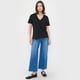 thumbnail image 4 of Polera Mujer V-Neck Esencial Negro Corona, 4 of 5