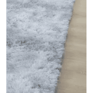 Genérico - Alfombra Peluda Grande 2X2.4 M Gris Claro Jaspeado