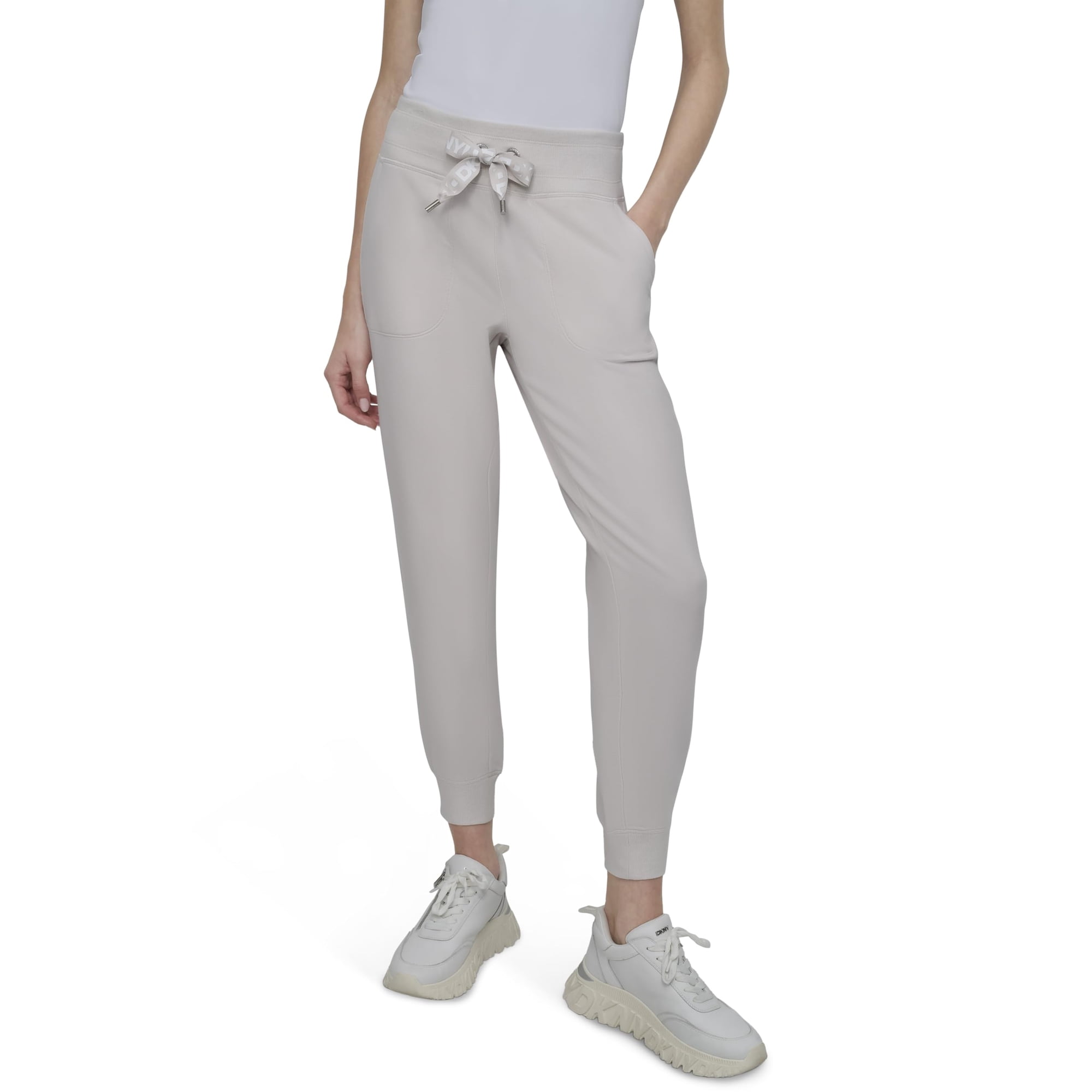 Pantalón Dkny Performance Sand Para Correr, Talla S, Para Mujer