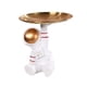 thumbnail image 1 of Estatuilla Bandeja De Almacenamiento Estatua Soporte Para Teléfono Llaves Dulces Para Decoración De Oficina Dorado, 1 of 3
