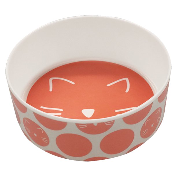 Cuenco de melamina para mascotas, suministros para gatos, bandeja de comida para gatos, cuenco para gatos, cuenco protector para el cuello para perros
