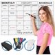 thumbnail image 1 of Calendario Scribbledo 61 × 91 cm de pizarra blanca con marcadores, 1 of 8
