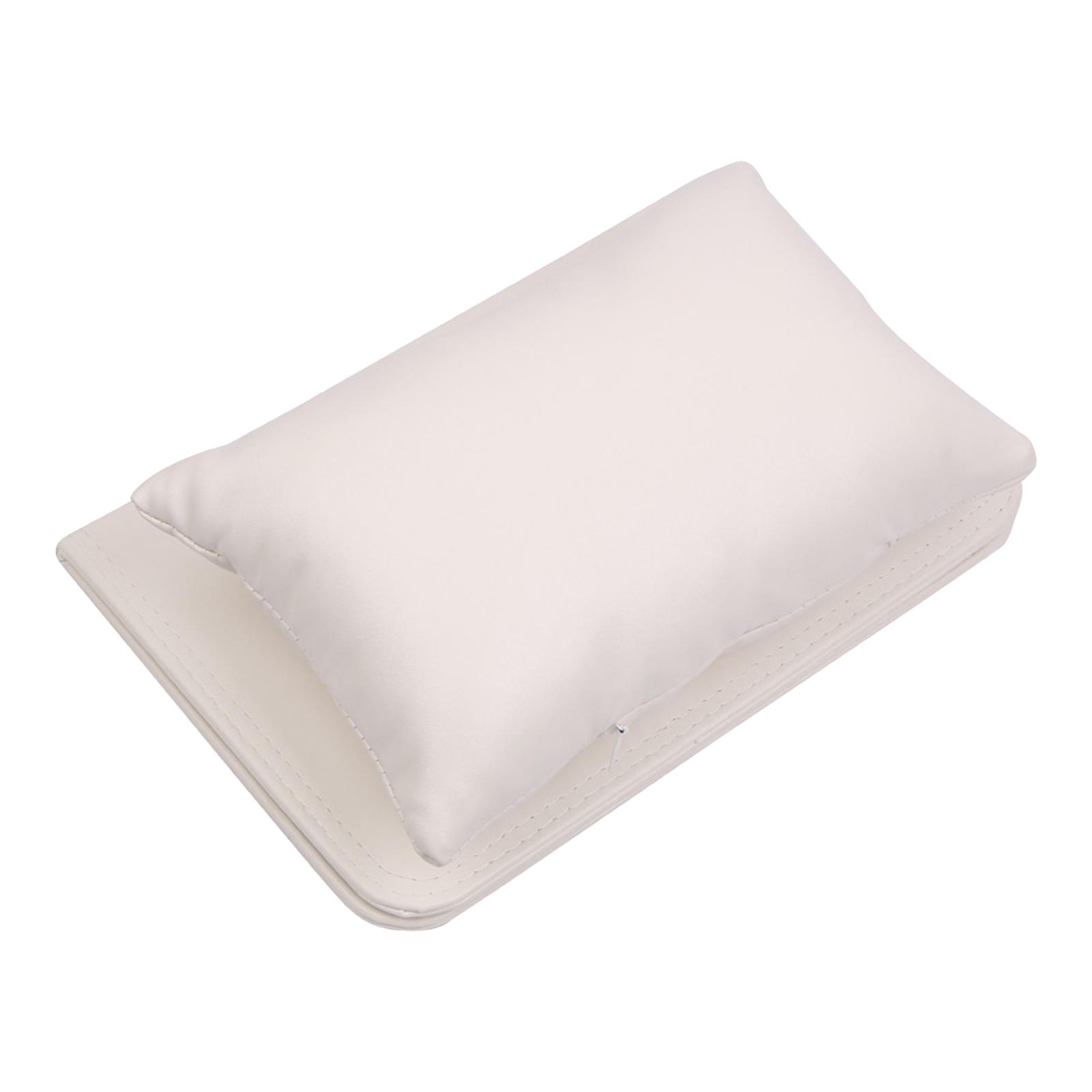 Magideal - Accesorios Profesionales De Material Cuero Pu Para Decoración De Uñas, Herramienta Para Decoración De Uñas Con Alfombrilla De Plegable, Alfombrilla Lavabl , Blanco