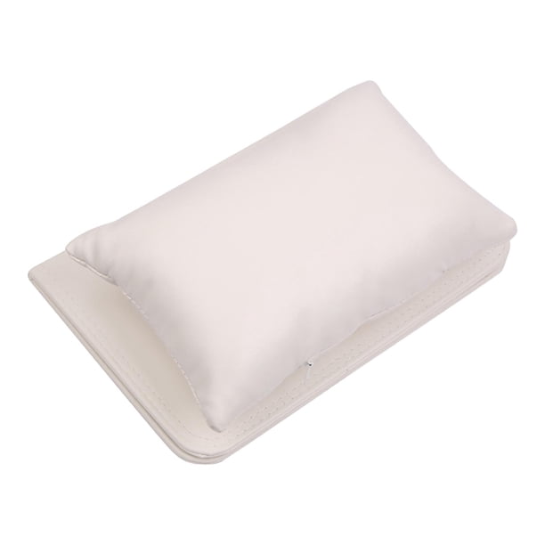 Accesorios profesionales de material cuero PU para decoración de uñas, herramienta para decoración de uñas con alfombrilla de plegable, alfombrilla lavabl , blanco