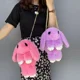thumbnail image 3 of Cute Plush Rabbit Single Shoulder Bag Crossbody Bags Japanese Bunny Stuffed Rabbit Toy Children School Backpack Kids Gift Toys, 3 of 3