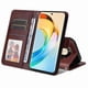 thumbnail image 4 of Funda Billetera para Honor Magic 6 Lite con Porta Tarjetas y Soporte Ajustable Marrón, 4 of 5
