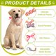 thumbnail image 3 of Collar de Perlas para Gato y Perro Uxcell, Forma de Lazo Pequeño con Diamantes de Imitación, Collar de Gato Lindo Ajustable (L, Rosa Claro), para Accesorios de Joyería para Mascotas, 3 of 7