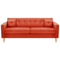 Bodevir - Sofa New Retro 3Cg Felpa 05 Naranja