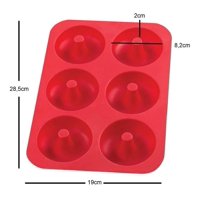 Genérico - Moldes Silicona Donas Moldes De Silicona Donut Molde Dona