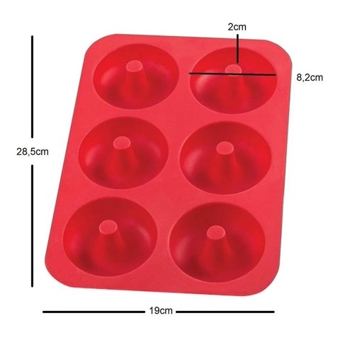 Genérico - Moldes Silicona Donas Moldes De Silicona Donut Molde Dona