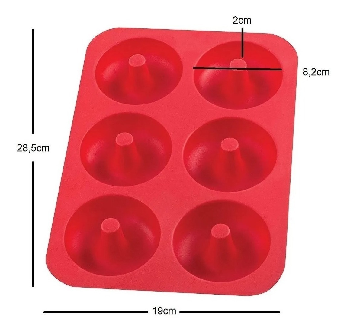 Genérico - Moldes Silicona Donas Moldes De Silicona Donut Molde Dona