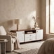 thumbnail image 2 of Rack Tv 120x30x58cm 2 Tiras 2 Puerta Melamina Homer Design Marrón, 2 of 7