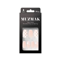 Muzmak - - Uñas Press On Nudie Potion Coffin 36 U.
