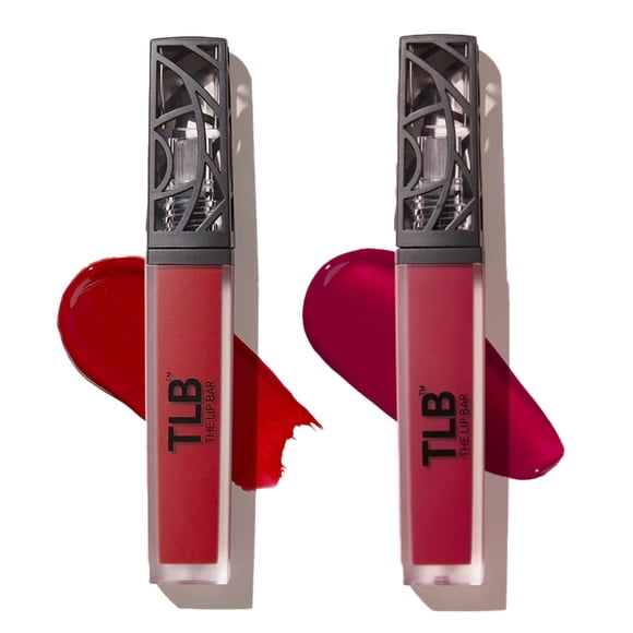 Lipstick The Lip Bar Nonstop Liquid Mate Mini, paquete de 2