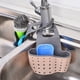 thumbnail image 3 of 1 Pc Sink Sponge Rack, Sink Organizer Silicone Storage Box, Hangable Multifunctional Drainage Adjustable Shoulder Strap, Sponge Rack For Kitchen Sink Absorption And Kitchen Bathroom Faucet Hanging Bas, 3 of 3