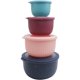 thumbnail image 1 of Set de cuencos Prep COOK WITH COLOR Deep Mixing con tapas, azul marino, 1 of 5
