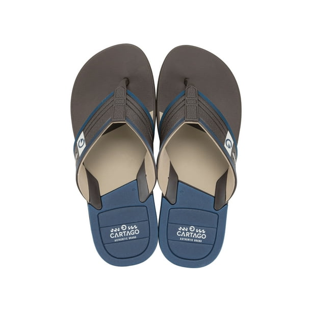 Sandalia Hombre Azul/Beige Dallas Cartago