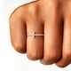 thumbnail image 2 of Elegant Glitter Cross Ring with Zircon Decor - Perfect Engagement, Anniversary, and Birthday Gift for Women, 2 of 4