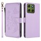 thumbnail image 2 of Funda Cartera Mariposa para [Motorola Edge 70 5G] con Soporte y Cremallera Morado claro, 2 of 6