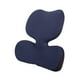thumbnail image 3 of Almohada De Apoyo Lumbar Cómoda Y Suave Almohada Para Respaldo De Silla Para Dormitorio, Oficina, Coche, Azul Oscuro, 3 of 3