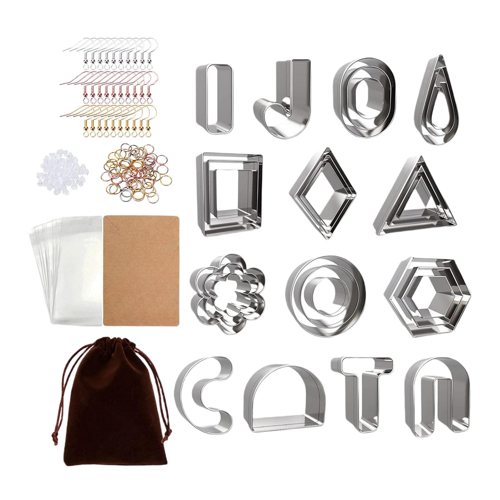 Bothyi - Molde Para Cortar Pendientes, Molde Para Hornear, Suministros De Arte Para La Fabricación De Joyas, 150 Uds.