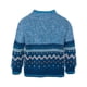 thumbnail image 2 of Chaleco Bebé Niño Cerrado Tejido Jacquard Azul, 2 of 3