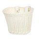 thumbnail image 3 of Cesta De Bicicleta Para Ni?os, Cesta Tejida A Mano, Cesta De Manillar Para Acampar, Picnic, Montar, Color Blanco, 3 of 5
